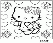 Coloriage dessin hello kitty 271