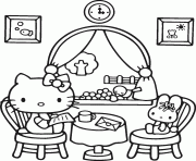 Coloriage dessin hello kitty 49