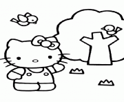 Coloriage dessin hello kitty 185