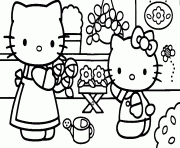 Coloriage dessin hello kitty 48