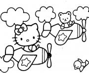 Coloriage dessin hello kitty 77