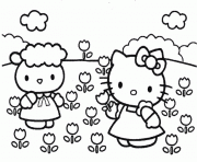 Coloriage dessin hello kitty 46