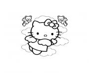 Coloriage dessin hello kitty 124