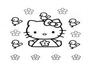 Coloriage dessin hello kitty 81