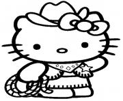 Coloriage dessin hello kitty 98