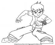 Coloriage dessin ben 10 10