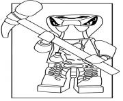 Coloriage dessin ennemis serpent Ninjago 2