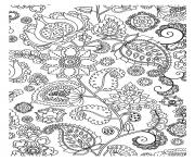 Coloriage dessin adulte antistress inspiration zen 99