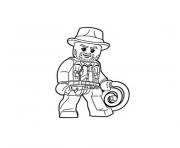 Coloriage lego indiana jones