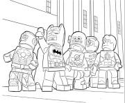 Coloriage dessin lego 76