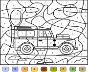 Coloriage magique addition 12