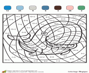 Coloriage magique addition 40