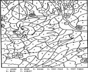 Coloriage magique 94