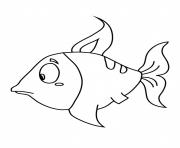 Coloriage poisson davril 40