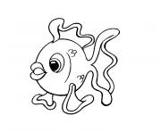 Coloriage pet shop poisson