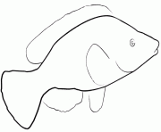 Coloriage dessin poisson d avril