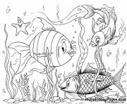 Coloriage poisson 74