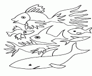 Coloriage poisson davril 21