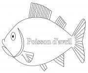 Coloriage poisson davril 144