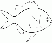 Coloriage poisson d avril a decouper