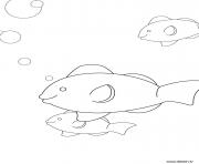 Coloriage poisson 240