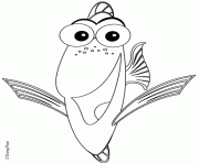 Coloriage Dory le poisson chirurgien