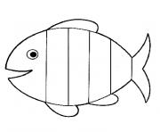 Coloriage poisson maternelle