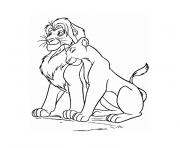 Coloriage le roi lion