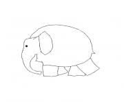 Coloriage elmer l elephant