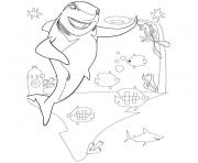 Coloriage requin nemo