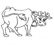 Coloriage vache