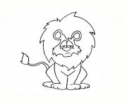 Coloriage lion