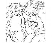 Coloriage tortue ninja 33