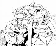 Coloriage tortue ninja 186