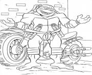 Coloriage tortue ninja 45