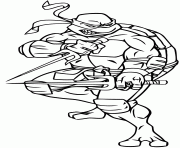 Coloriage tortue ninja 18