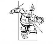 Coloriage tortues ninjas raphael