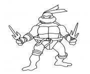 Coloriage tortue ninja 191