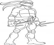 Coloriage tortue ninja 85