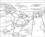 Coloriage tortue ninja 184