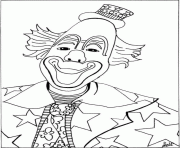 Coloriage cirque clown