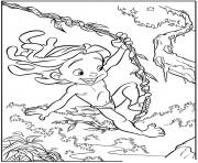 Coloriage tarzan 189