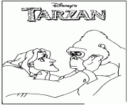 Coloriage tarzan 174