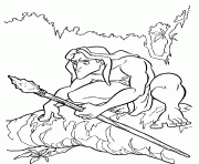 Coloriage tarzan 21