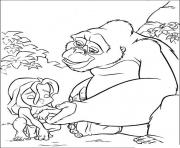 Coloriage tarzan 86