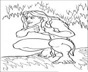 Coloriage tarzan 48