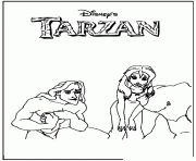 Coloriage tarzan 168