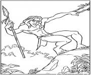 Coloriage tarzan 8