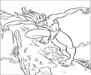 Coloriage tarzan 34