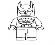 Coloriage simple batman lego movie 2016